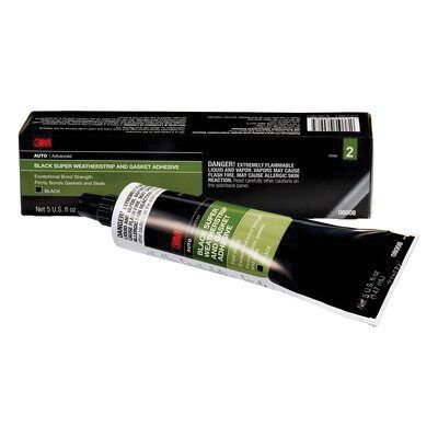 3M Super Weatherstrip Adhesive - (Black)