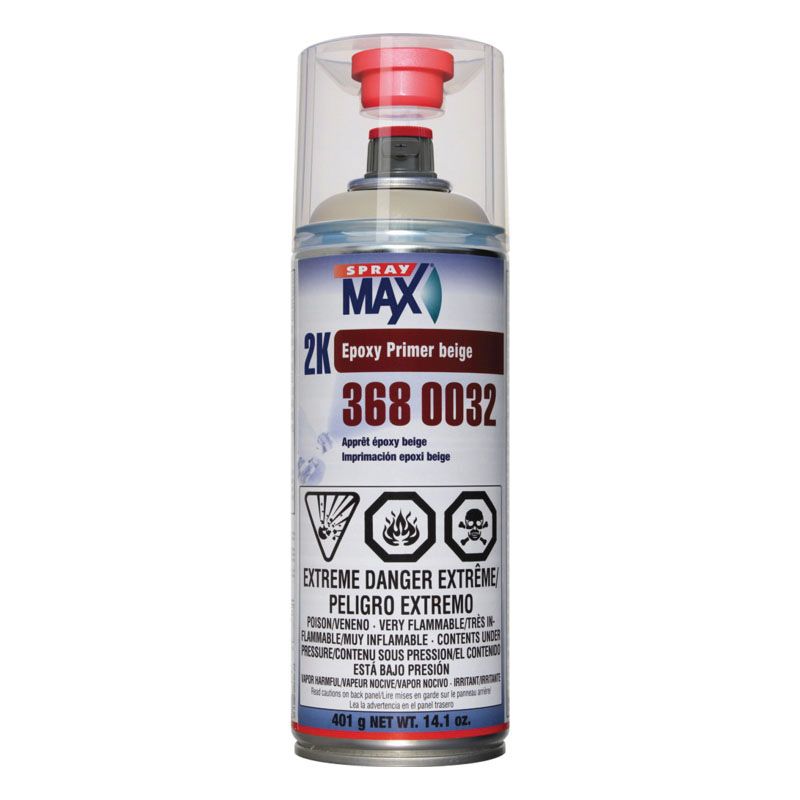 SprayMax® 2K Epoxy Primer Sealer Aerosol –  Beige / Gray / Black / White