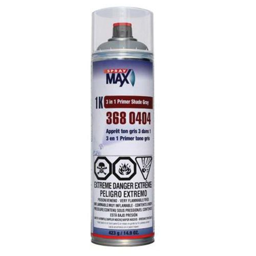 SprayMax® 3 in 1 Primer Filler – 500 mL Aerosol (Matte Gray, White, Black)
