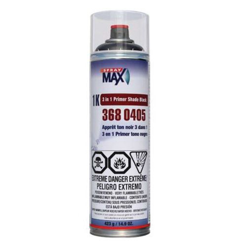 SprayMax® 3 in 1 Primer Filler – 500 mL Aerosol (Matte Gray, White, Black)