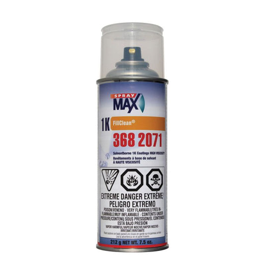 SprayMax® FillClean 1K Solvent Basecoat Aerosol – High / Low / Ultra-Low Viscosity Options