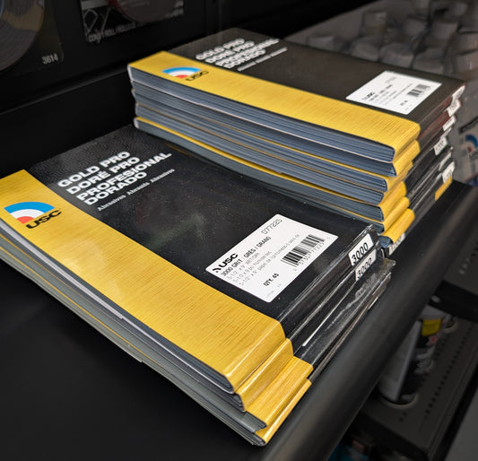 USC® Wet/Dry Sanding Sheet – 5-1/2 in x 9 in (1000–3000 Grit, Each or Box of 45)