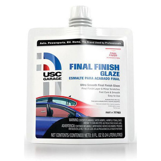 USC® 77703 Final Finish Glaze – 8 oz Pouch, Gold, Ultra-Smooth Polyester Putty