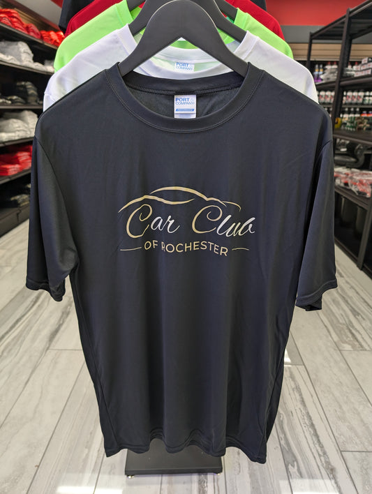 Car Club of Rochester Logo Performance Tee – Moisture-Wicking Shirt