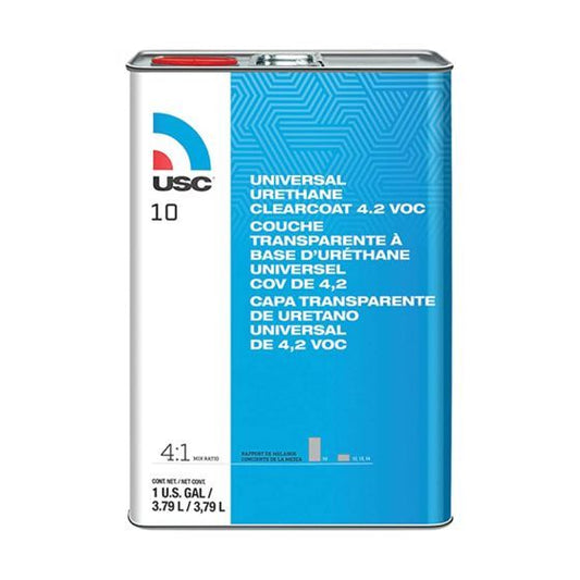USC® 10-1 10™ Universal High-Build Urethane Clear Coat – 1 gal, 4:1 Mixing (Use with USC® 12, 13, or 14 Activators)