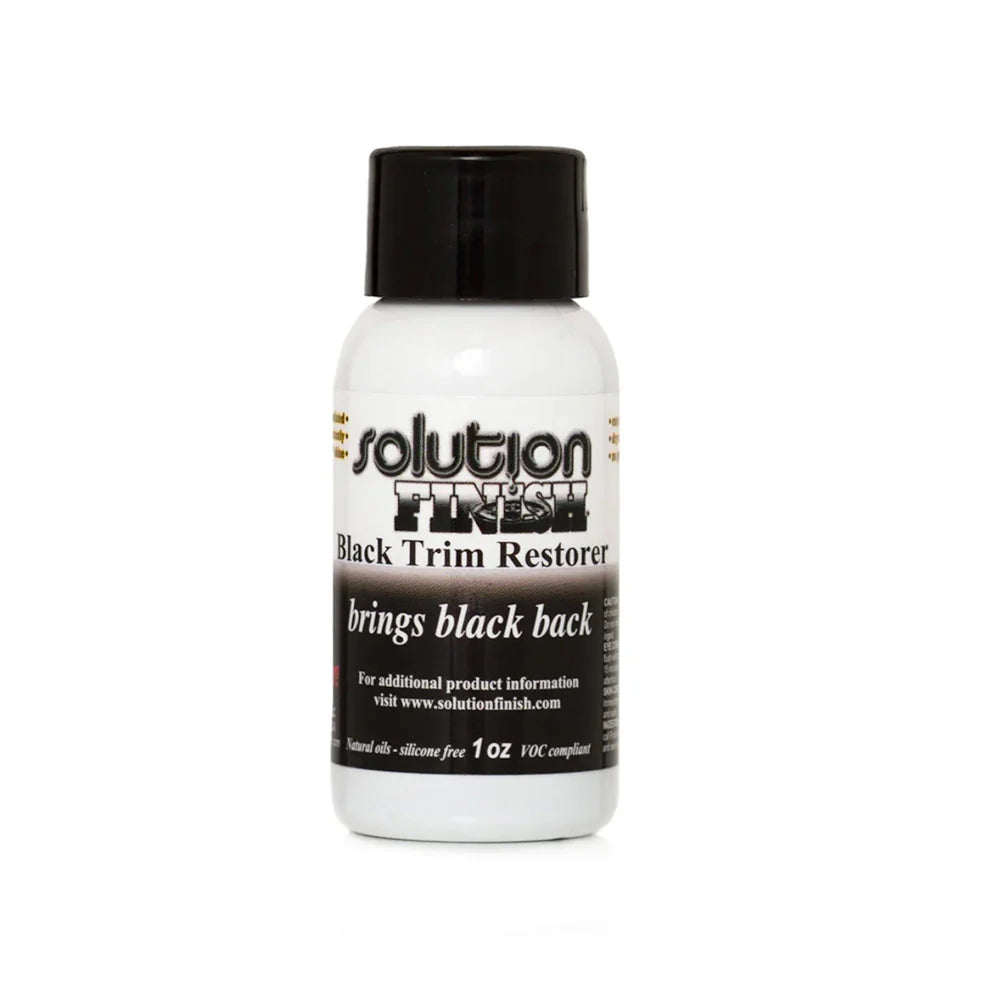 Solution Finish Trim Restorer - 1 oz Black