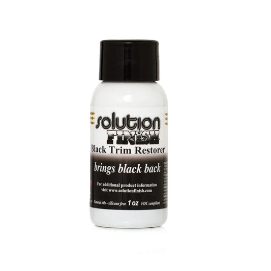 Solution Finish Trim Restorer - 1 oz Black