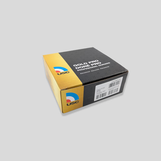 USC® Gold Pro® Sanding Disc – 6 in, Hook & Loop, Wet/Dry (P40–P4000, 25 & 50 ct Box)