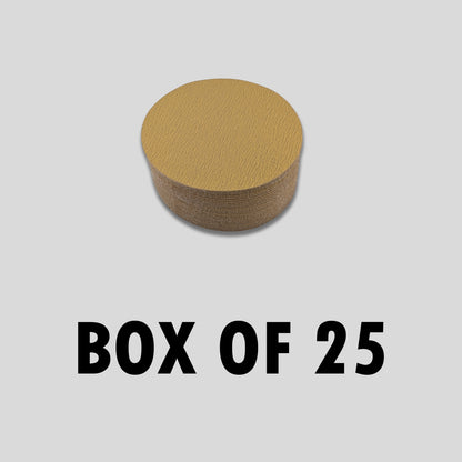 USC® Gold Pro® Sanding Disc – 6 in, Hook & Loop, Wet/Dry (P40–P4000, 25 & 50 ct Box)
