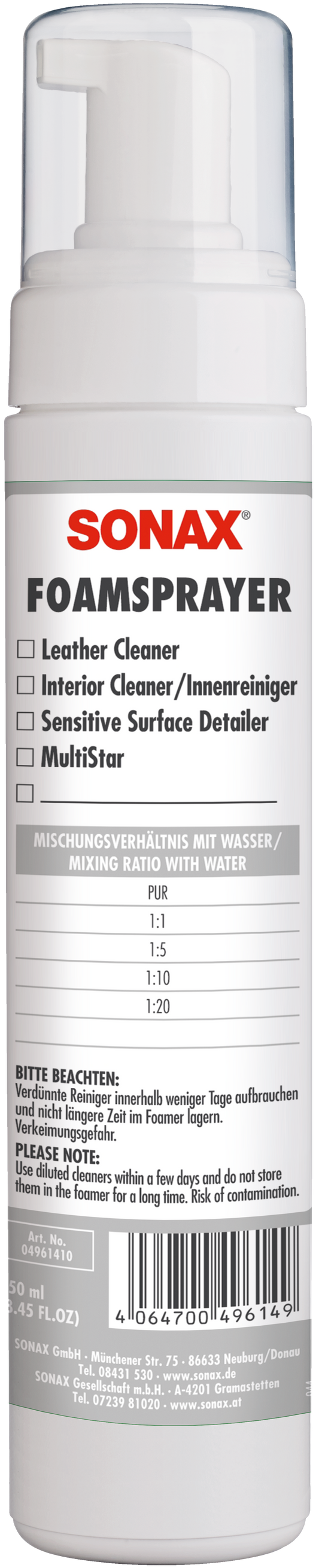 SONAX PROFILINE FoamSprayer